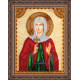 Icon Bead Embroidery Kit on Art Canvas "St. Alla"