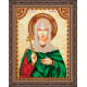 Icon Bead Embroidery Kit on Art Canvas "St. Antonina"