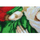 Icon Bead Embroidery Kit on Art Canvas "St. Antonina"