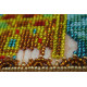 Icon Bead Embroidery Kit on Art Canvas "St. Zinaida"