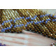 Icon Bead Embroidery Kit on Art Canvas "St. Angelina"