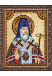 Icon Bead Embroidery Kit on Art Canvas "St. Arseny"