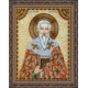 Icon Bead Embroidery Kit on Art Canvas "St. Gregory"