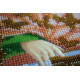 Icon Bead Embroidery Kit on Art Canvas "St. Gregory"