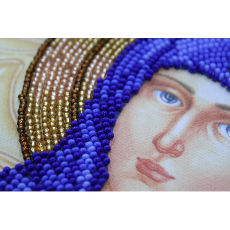 Icon Bead Embroidery Kit on Art Canvas "St. Taisiya"