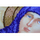 Icon Bead Embroidery Kit on Art Canvas "St. Taisiya"