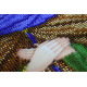 Icon Bead Embroidery Kit on Art Canvas "St. Taisiya"
