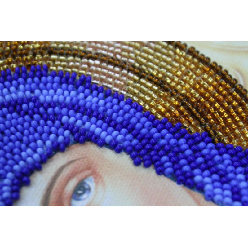 Icon Bead Embroidery Kit on Art Canvas "St. Taisiya"