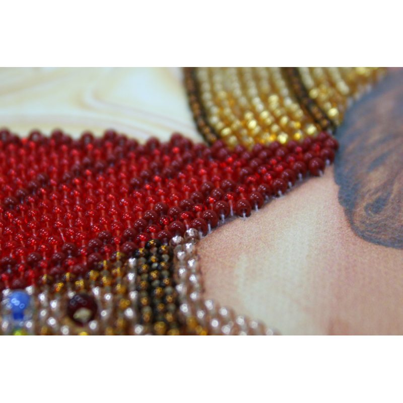 Icon Bead Embroidery Kit on Art Canvas "St. Bogdan"