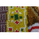 Icon Bead Embroidery Kit on Art Canvas "St. Veniamin"