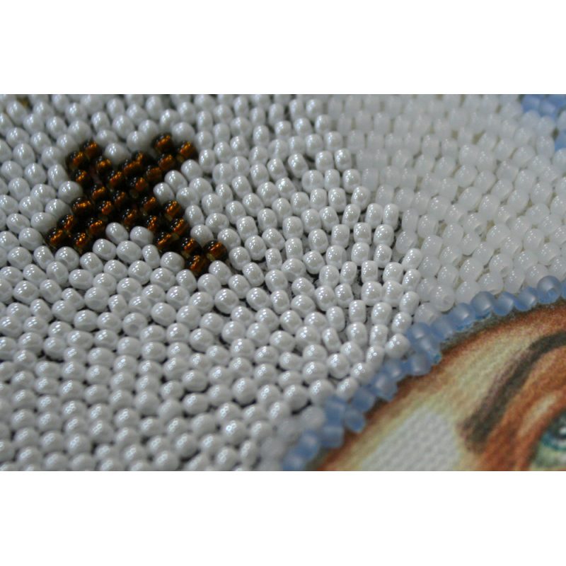 Icon Bead Embroidery Kit on Art Canvas "St. Veniamin"