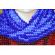 Icon Bead Embroidery Kit on Art Canvas "St. Cyra"