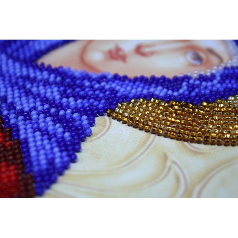 Icon Bead Embroidery Kit on Art Canvas "St. Cyra"