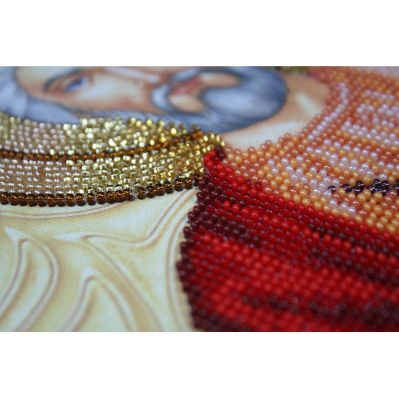 Icon Bead Embroidery Kit on Art Canvas "St. Mark"