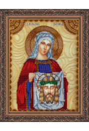Icon Bead Embroidery Kit on Art Canvas "St. Veronica"