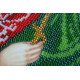 Icon Bead Embroidery Kit on Art Canvas "St. Juliana"