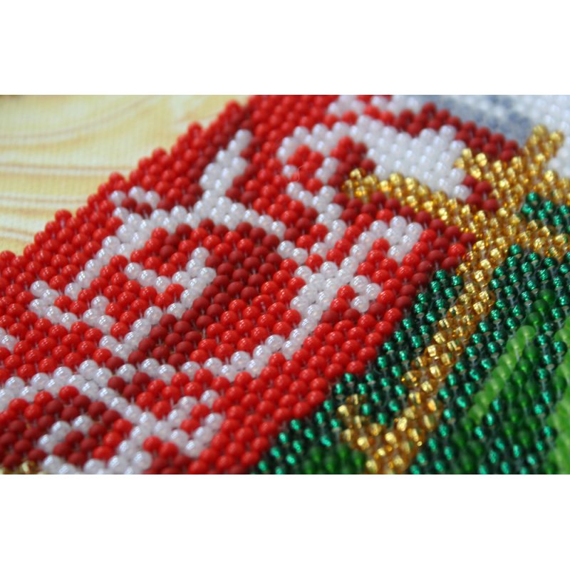 Icon Bead Embroidery Kit on Art Canvas "St. Juliana"