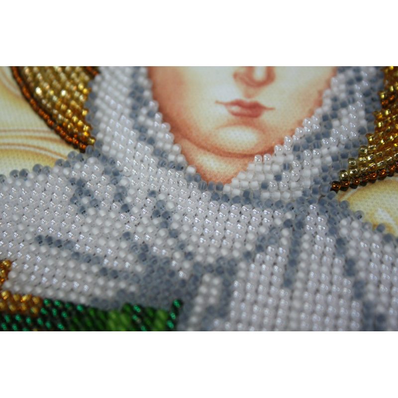 Icon Bead Embroidery Kit on Art Canvas "St. Juliana"