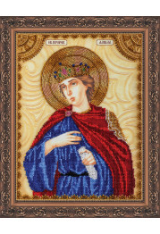 Icon Bead Embroidery Kit on Art Canvas "St. David"