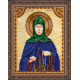 Icon Bead Embroidery Kit on Art Canvas "St. Eudocia"