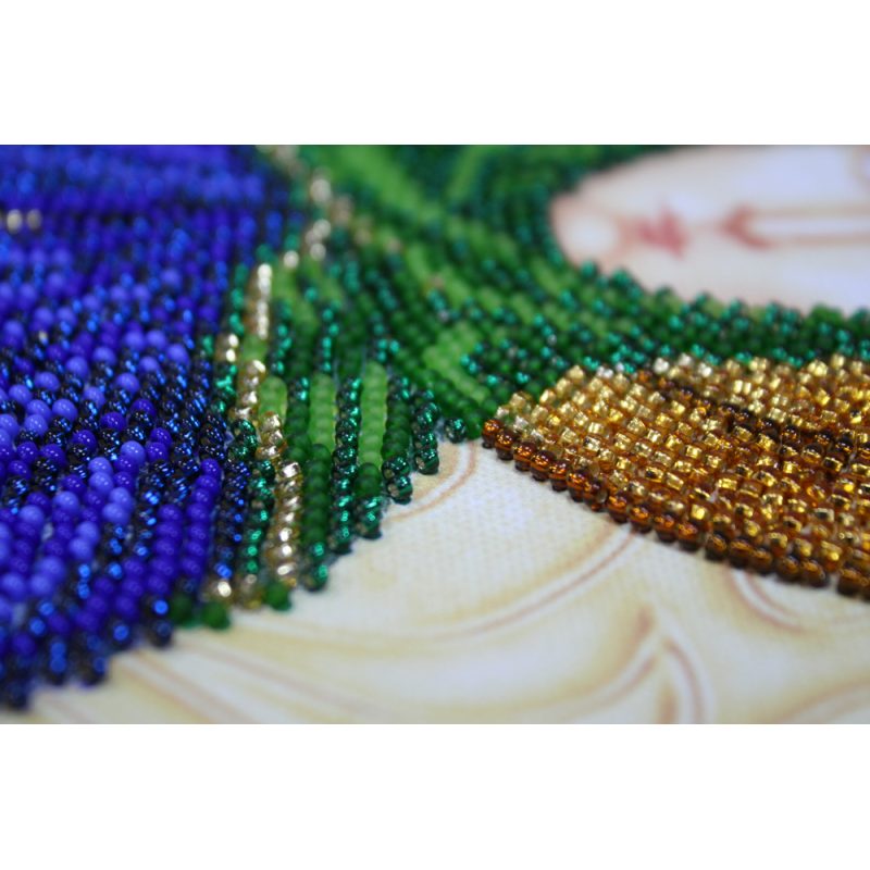 Icon Bead Embroidery Kit on Art Canvas "St. Eudocia"