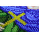 Icon Bead Embroidery Kit on Art Canvas "St. Eudocia"