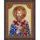 Icon Bead Embroidery Kit on Art Canvas "St. Sava (Savely)"