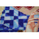 Icon Bead Embroidery Kit on Art Canvas "St. Sava (Savely)"