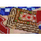 Icon Bead Embroidery Kit on Art Canvas "St. Sava (Savely)"
