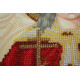 Icon Bead Embroidery Kit on Art Canvas "St. Emily"