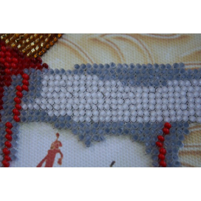 Icon Bead Embroidery Kit on Art Canvas "St. Moses"
