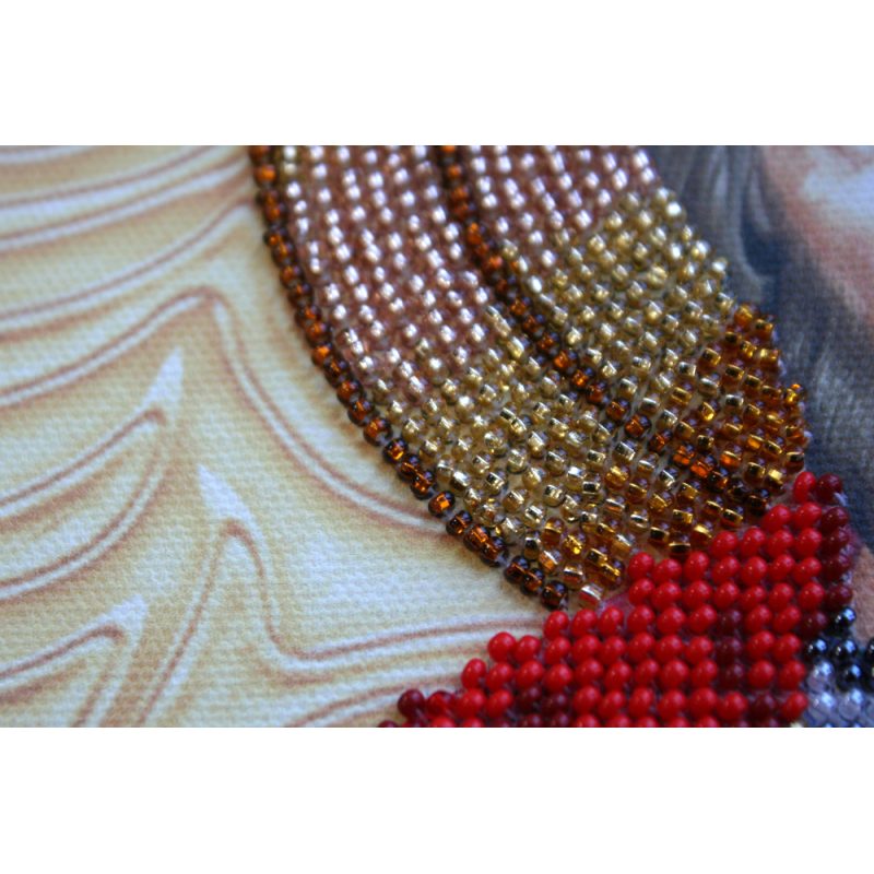 Icon Bead Embroidery Kit on Art Canvas "St. Trophimus"
