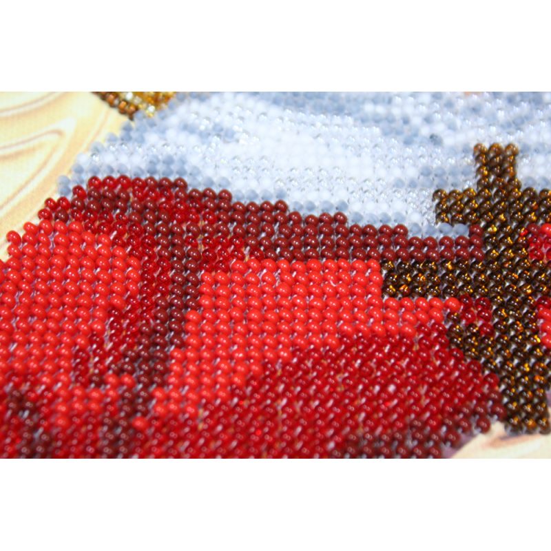 Icon Bead Embroidery Kit on Art Canvas "St. Faina"
