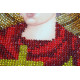 Icon Bead Embroidery Kit on Art Canvas "St. Edward"