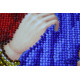 Icon Bead Embroidery Kit on Art Canvas "St. Edward"