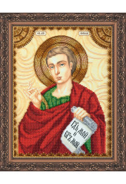 Icon Bead Embroidery Kit on Art Canvas "St.Thomas"