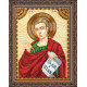 Icon Bead Embroidery Kit on Art Canvas "St.Thomas"