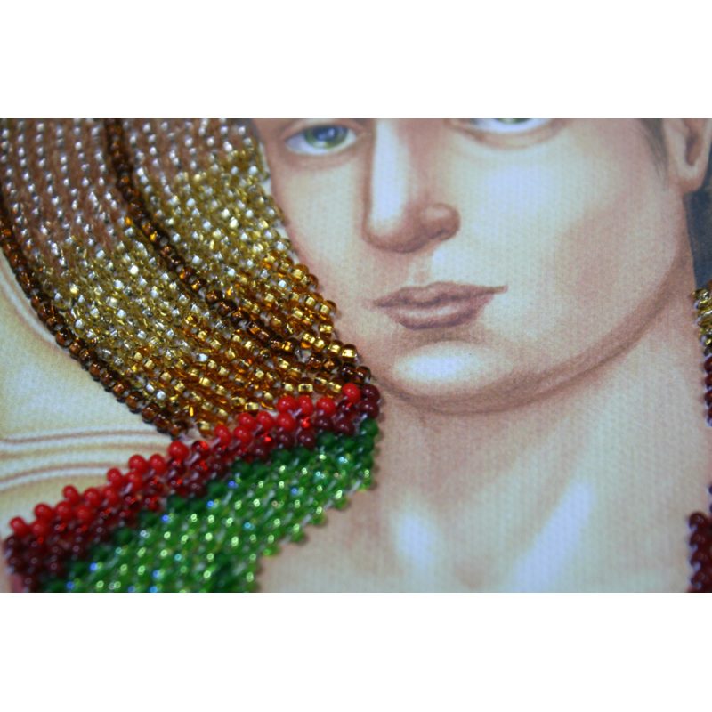 Icon Bead Embroidery Kit on Art Canvas "St.Thomas"