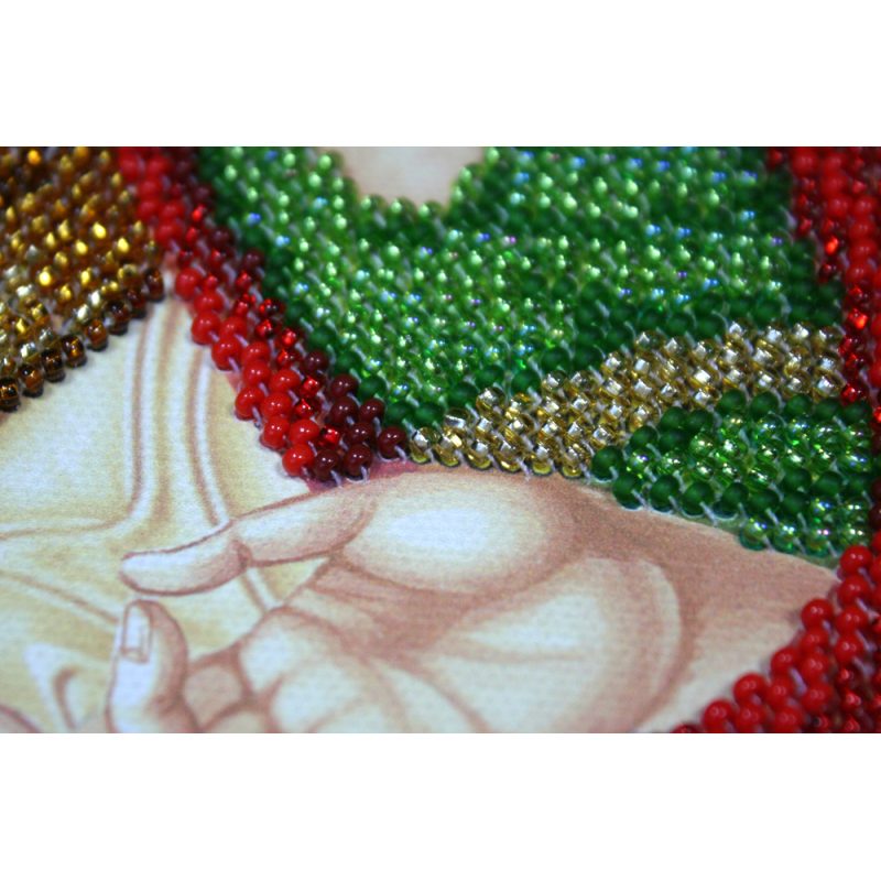 Icon Bead Embroidery Kit on Art Canvas "St.Thomas"