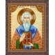 Icon Bead Embroidery Kit on Art Canvas "St.Ignatius"
