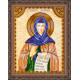 Icon Bead Embroidery Kit on Art Canvas "St. Pauline"