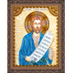 Icon Bead Embroidery Kit on Art Canvas "St. Symeon"