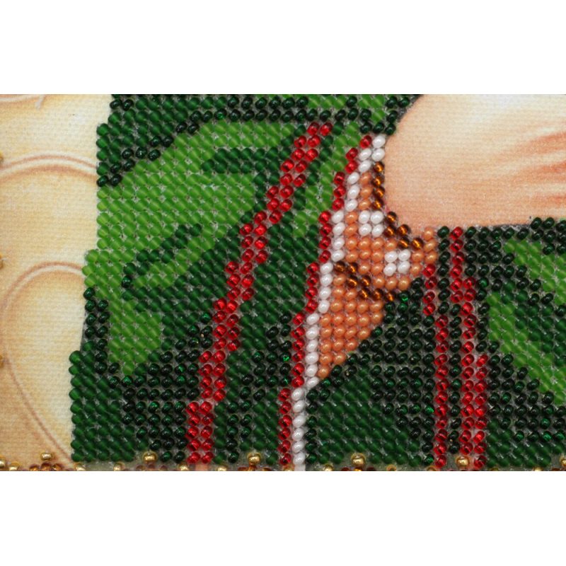 Icon Bead Embroidery Kit on Art Canvas "St. Stephen"