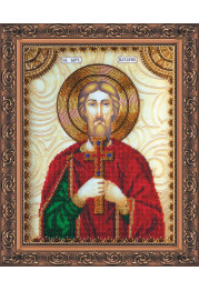 Icon Bead Embroidery Kit on Art Canvas "St. Nazariy"