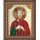 Icon Bead Embroidery Kit on Art Canvas "St. Nazariy"
