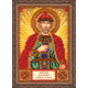 Mini Icon Bead Embroidery Kit on Art Canvas "St. Igor"