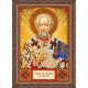 Mini Icon Bead Embroidery Kit on Art Canvas "St. John"