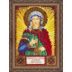 Mini Icon Bead Embroidery Kit on Art Canvas "St. Fotinia (Svetlana)"