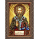 Mini Icon Bead Embroidery Kit on Art Canvas "St. Basil"