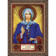 Mini Icon Bead Embroidery Kit on Art Canvas "St. Xenia"